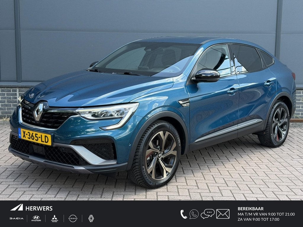 Renault Arkana 1.6 E-Tech Full Hybrid 145 R.S. Line / Elektr, Auto's, Renault, Arkana, Gebruikt, Euro 6, Blauw