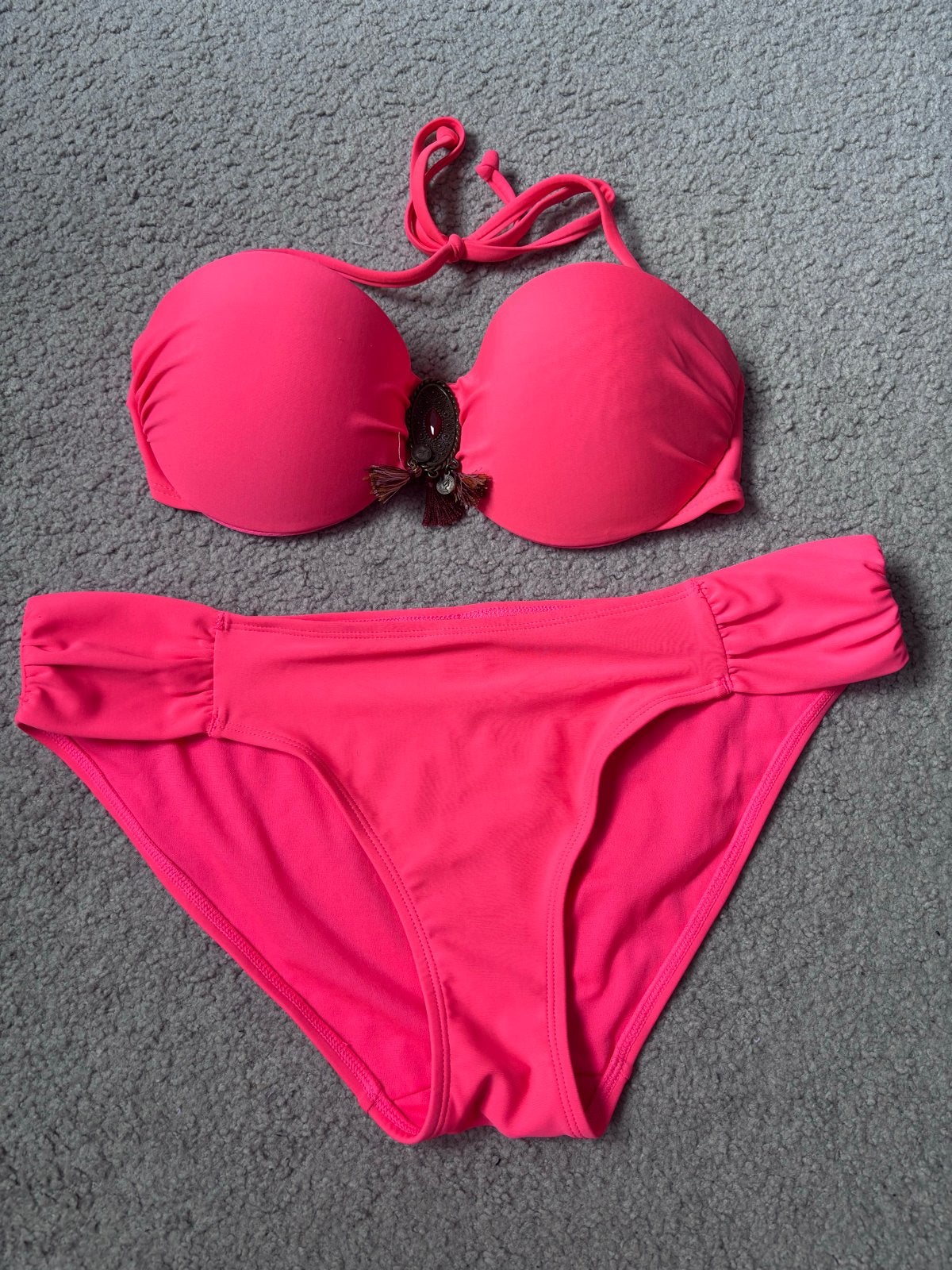 Hunkemöller neon roze bikini set - Zo goed als nieuw, Kleding | Dames, Badmode en Zwemkleding, Ophalen of Verzenden, Zo goed als nieuw