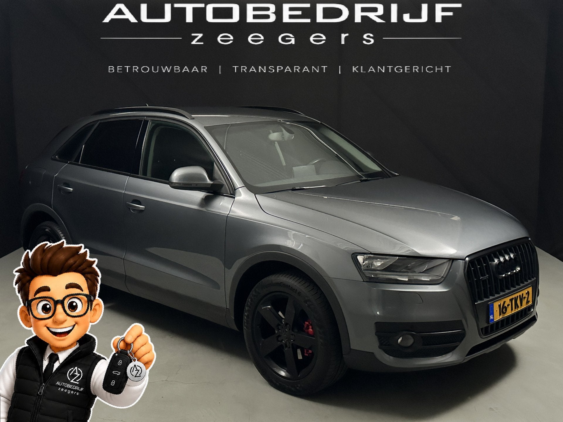 Audi Q3 2.0 TFSI quattro Pro Line *Navi*Automaat*motor tikt*, Auto's, Audi, Euro 5, Gebruikt, 4 cilinders, Origineel Nederlands
