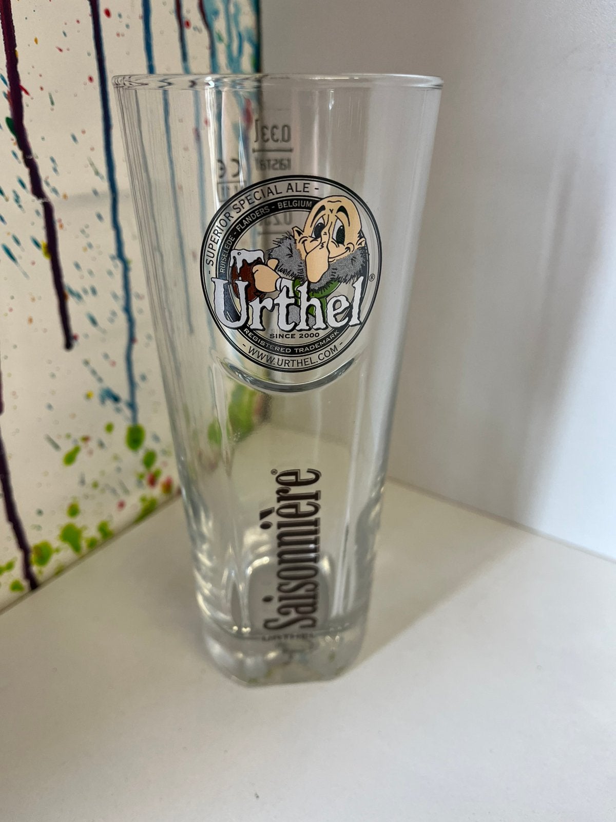 Urthel bierglazen set van 6 glazen, Ophalen of Verzenden, Nieuw, Glas of Glazen, Overige merken