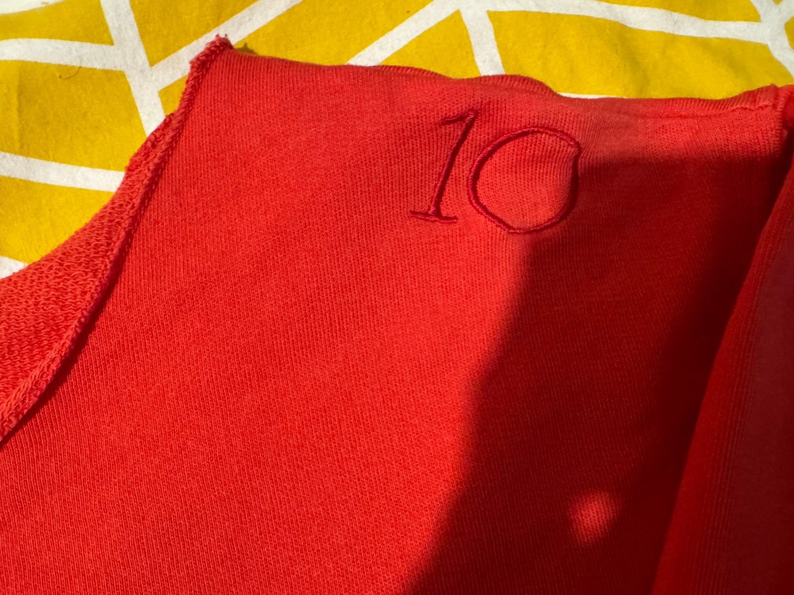 10 days leuke rode trui maat L ., Ophalen of Verzenden, Zo goed als nieuw, Maat 42/44 (L), Rood