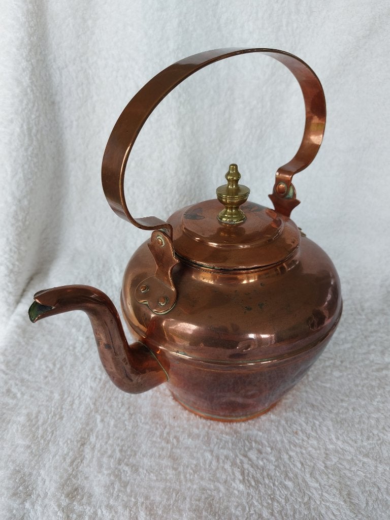 Antieke koperen ketel – ca. 1880–1920, Antiek en Kunst, Antiek | Koper en Brons, Ophalen of Verzenden, Koper