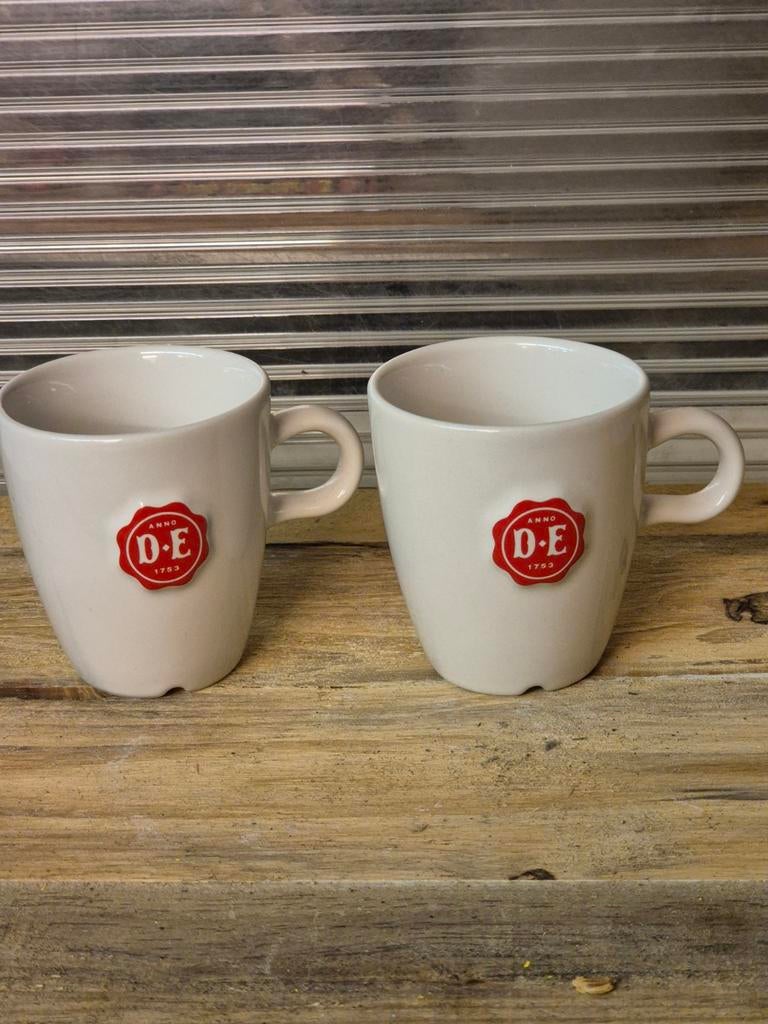 Douwe egberts beker, Ophalen of Verzenden, Zo goed als nieuw, Gebruiksvoorwerp