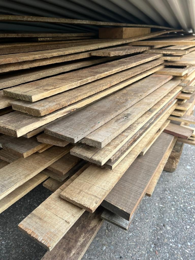 hardhouten planken, Tuin en Terras, Ophalen, Gebruikt, Planken, Hardhout