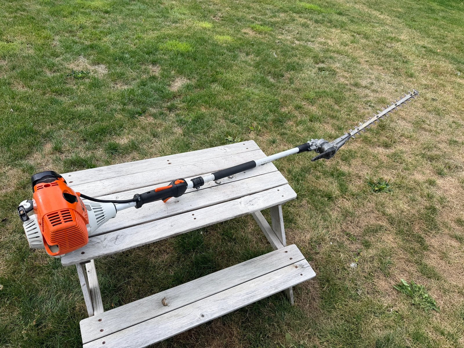 ‼️ stihl hl100 stokheggenschaar ‼️, Ophalen, Zo goed als nieuw, Benzine