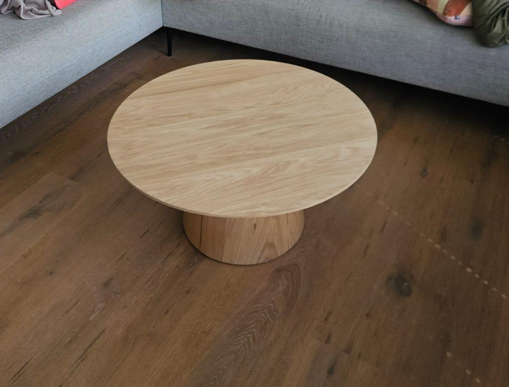 Livingfurn Novero Salontafel - Nieuw, Diameter 80x80cm, Ophalen, 50 tot 100 cm, Rond, Nieuw