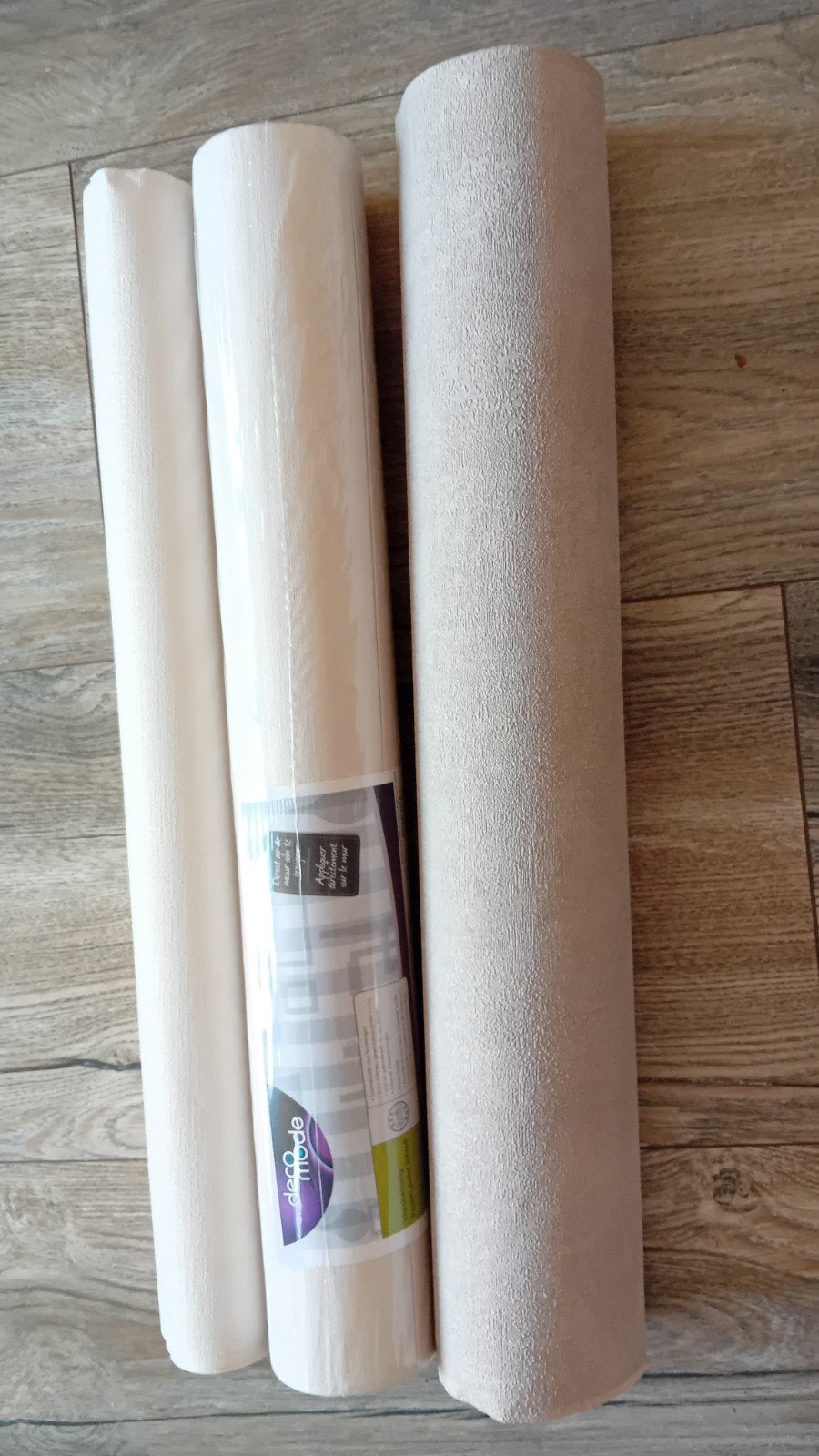 Deco mode vliesbehang., Huis en Inrichting, Stoffering | Behang, Ophalen of Verzenden, Wit