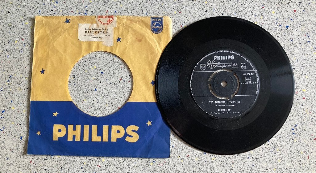 Jukebox Single Yes Tonight Josephine - Johnnie Ray, Verzenden, 7 inch, Zo goed als nieuw, Pop