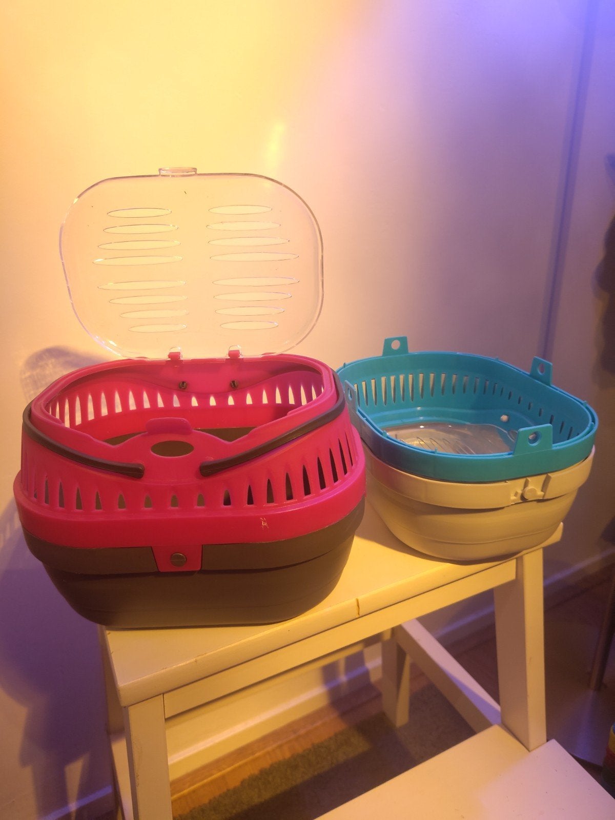 2 transport boxen voor kleine dieren, Ophalen, Transportkoffer of -box
