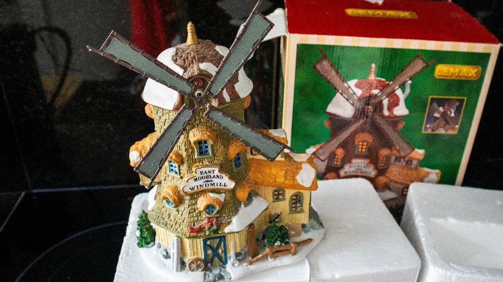 Lemax East Moorland Windmill defekt, Ophalen of Verzenden, Gebruikt