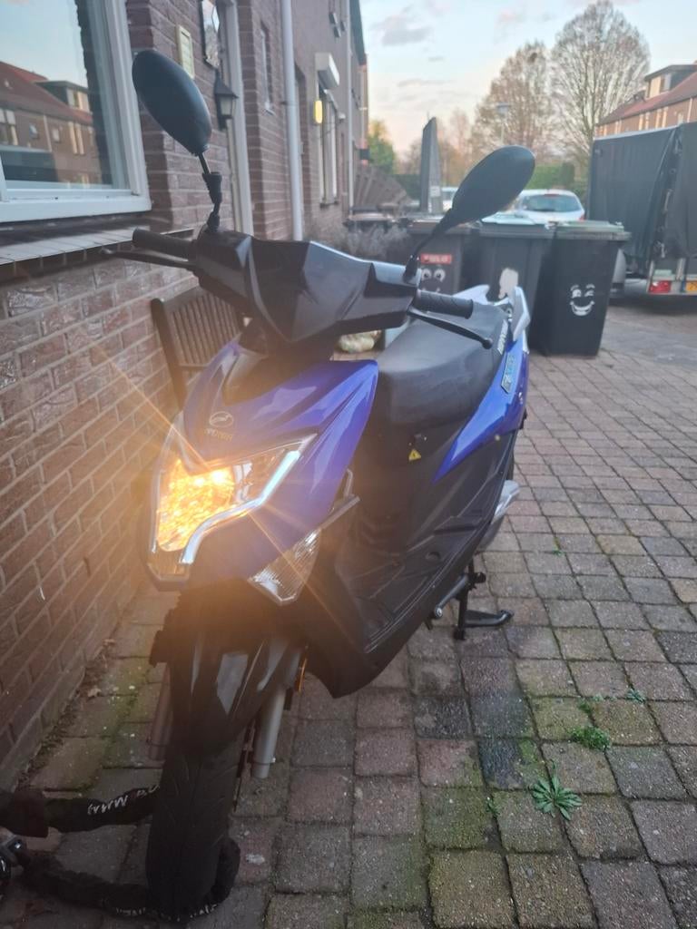 Nipponia E-Rex Elektrische Scooter - Blauw, 600 euro!, Elektrisch, Zo goed als nieuw, Ophalen, Overige merken