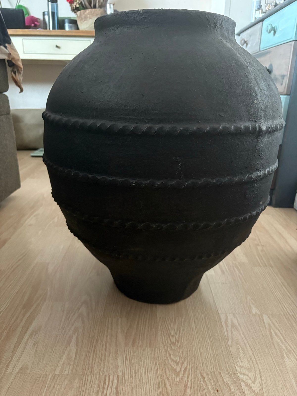 Grote bloempot, overschilderbaar, Ophalen, Gebruikt, 40 cm of meer, Rond