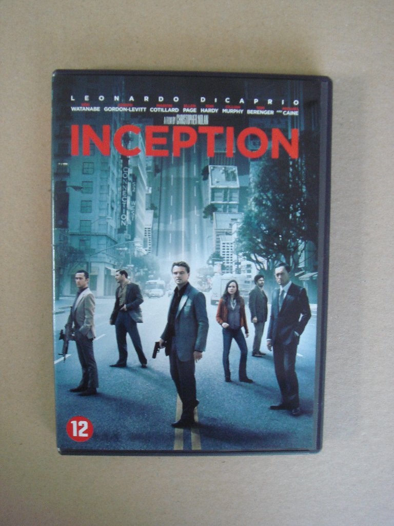 Inception DVD - Leonardo DiCaprio, Vanaf 12 jaar, Ophalen of Verzenden, Zo goed als nieuw, Actie