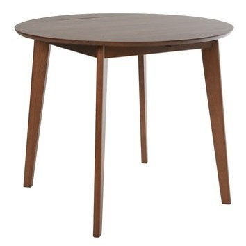 Tafel Abel rond uitklapbaar beuken 75x90x90 cm, Ophalen, Gebruikt