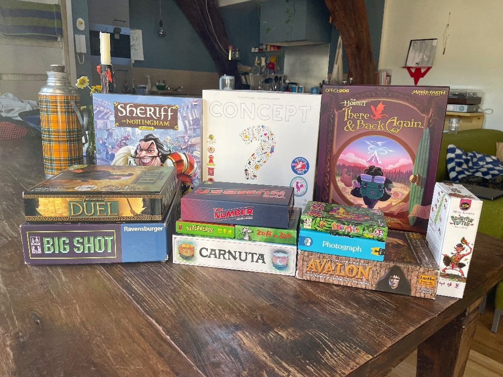 Diverse bordspellen (There & Back Again, 7wonders duel, etc), Een of twee spelers, Ophalen of Verzenden, Zo goed als nieuw, Reisspel