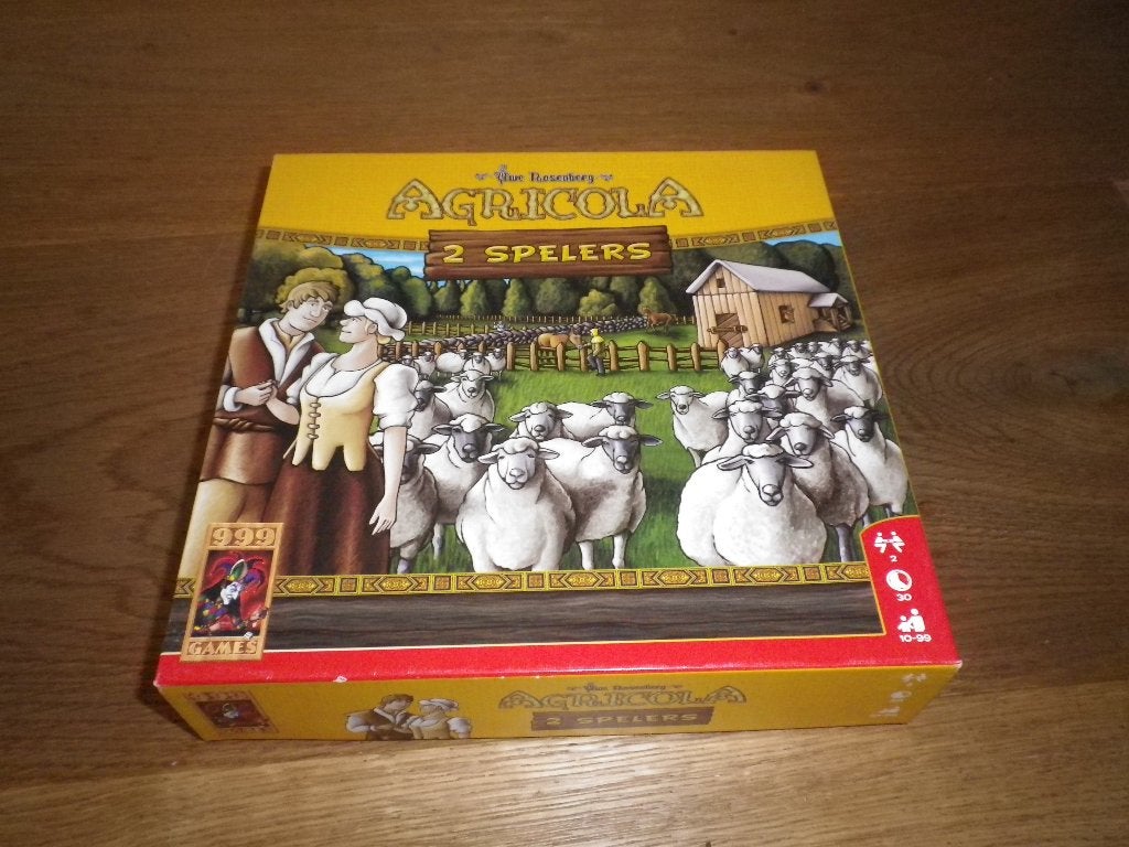 Agricola 2 spelers 999 GAMES, Hobby en Vrije tijd, Gezelschapsspellen | Bordspellen, Ophalen, Zo goed als nieuw