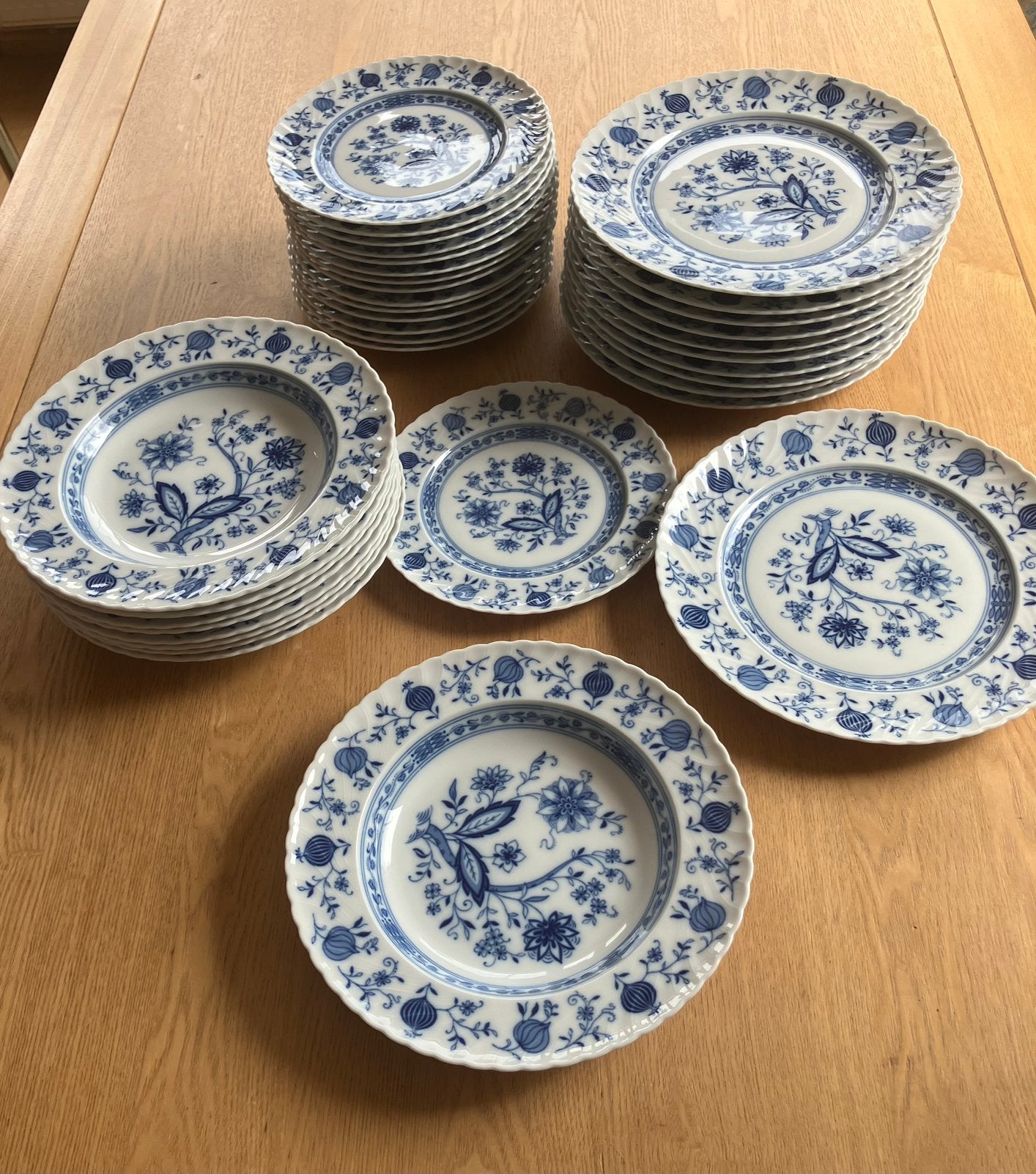 Servies Echt Kobalt drache model Royal Tettau, Ophalen of Verzenden, Zo goed als nieuw, Overige stijlen, Porselein