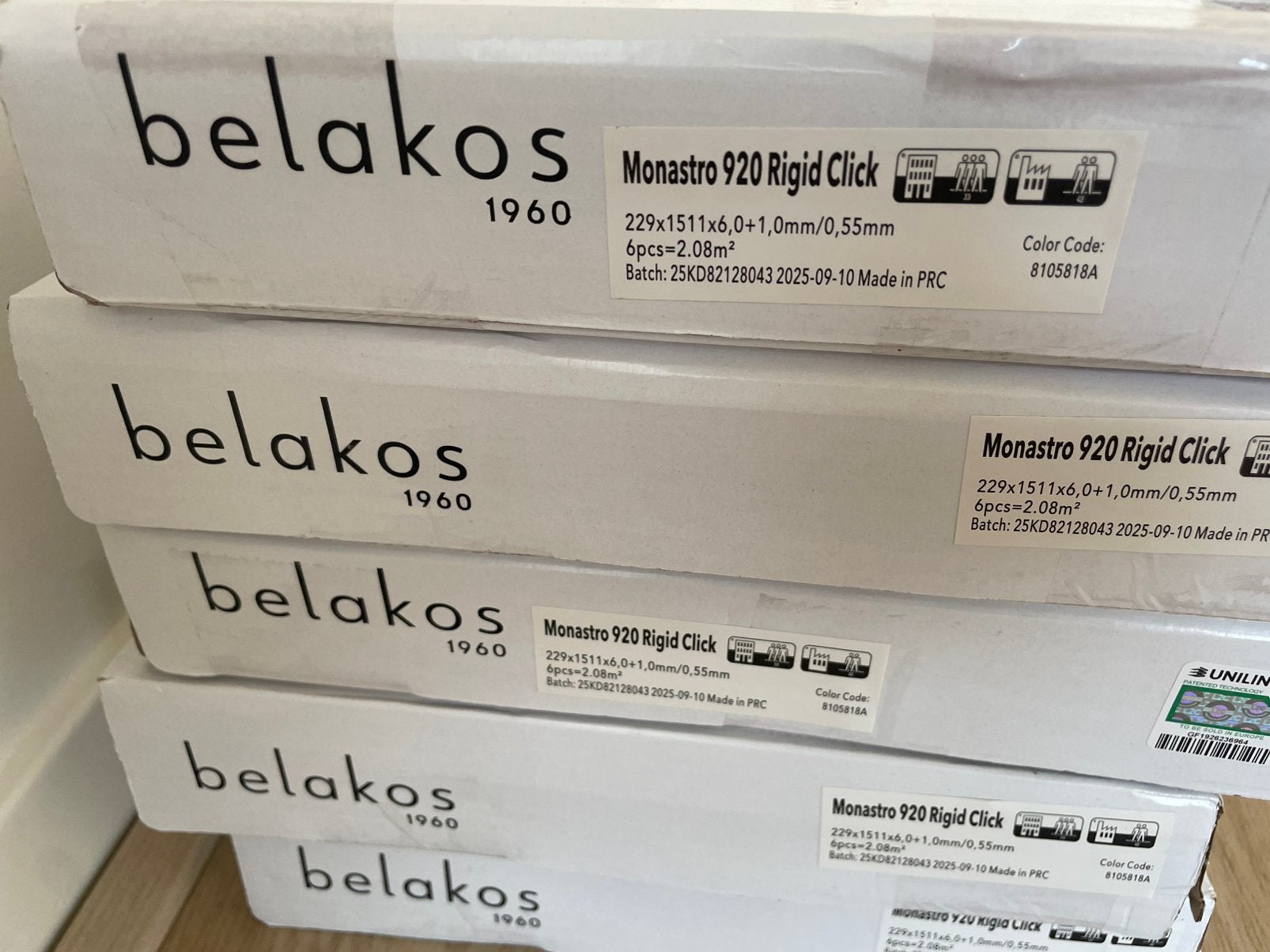 Belakos Monastro 920 pvc vloer, Ophalen, Kunststof, Overige typen, Nieuw