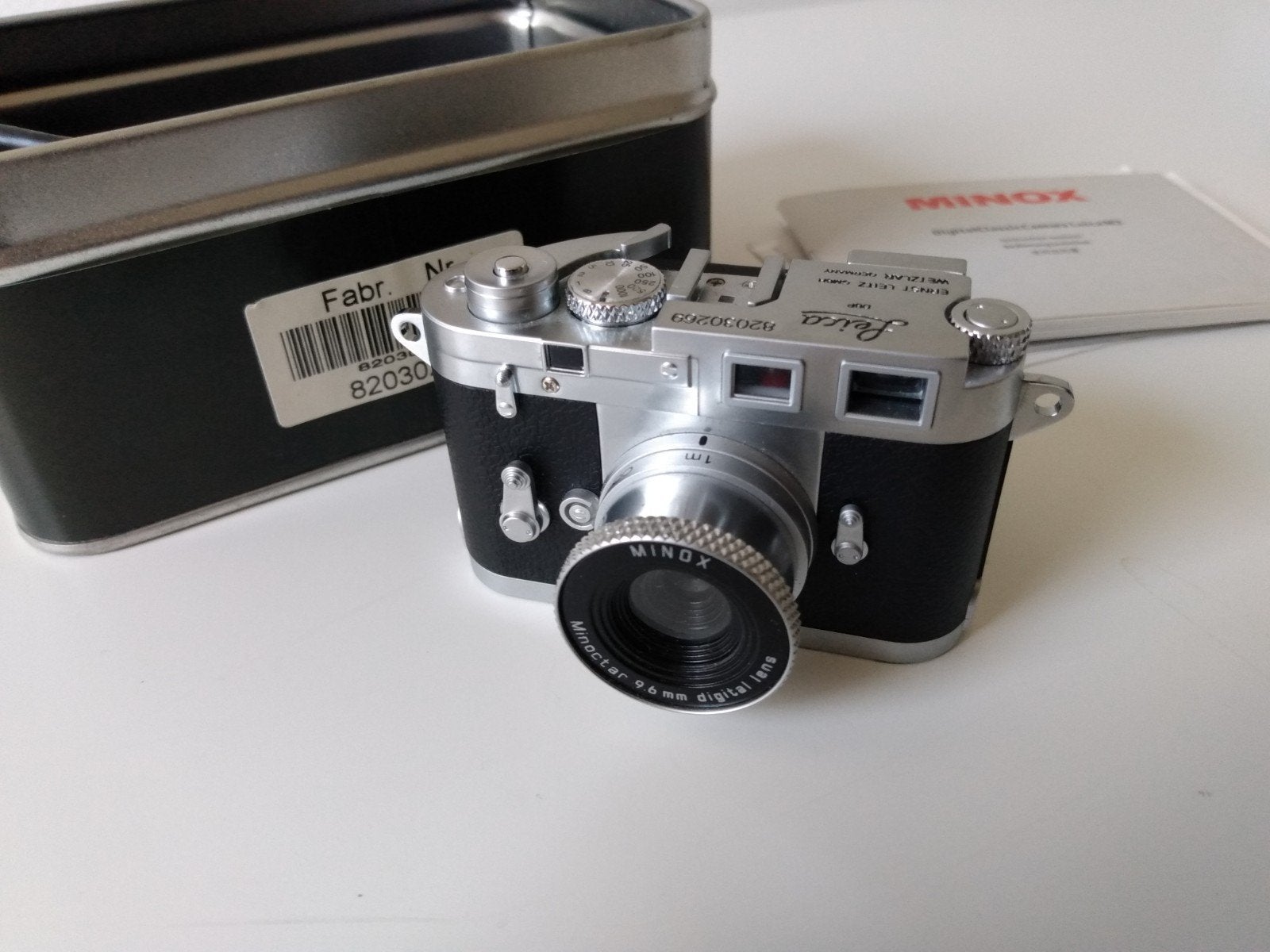 minox digitale classic camera Leica M3, Audio, Tv en Foto, Fotocamera's Analoog, Ophalen of Verzenden, Compact, Leica