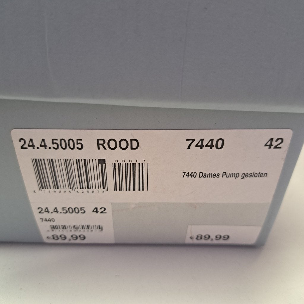 Manfield Rode Pumps extra Wide nieuw in Doos Maat 42 49821, Pumps, ., Nieuw, Manfield