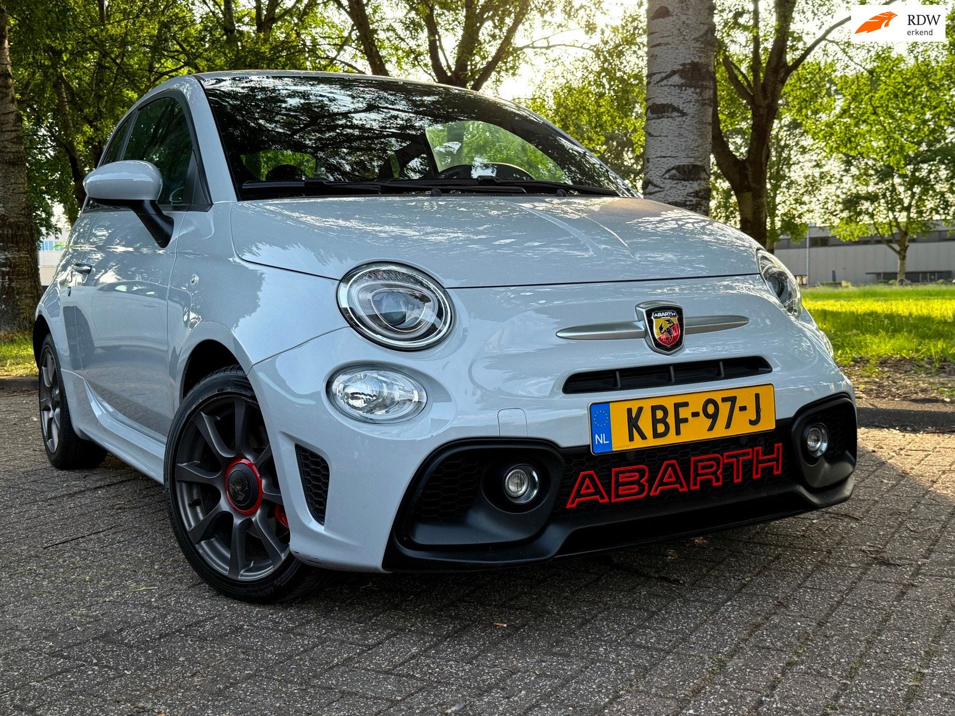 Fiat 500 Abarth 595, Auto's, Gebruikt, Euro 6, 4 cilinders, Alcantara