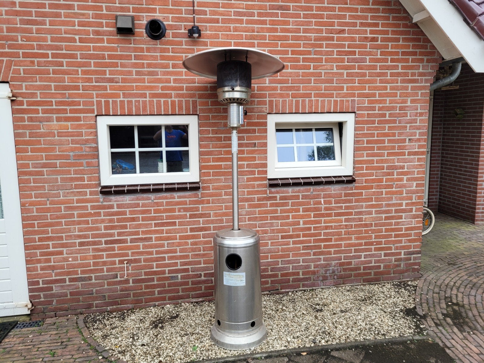 terrasverwarmer heater gas, Tuin en Terras, Terrasverwarmers, Ophalen, Gebruikt