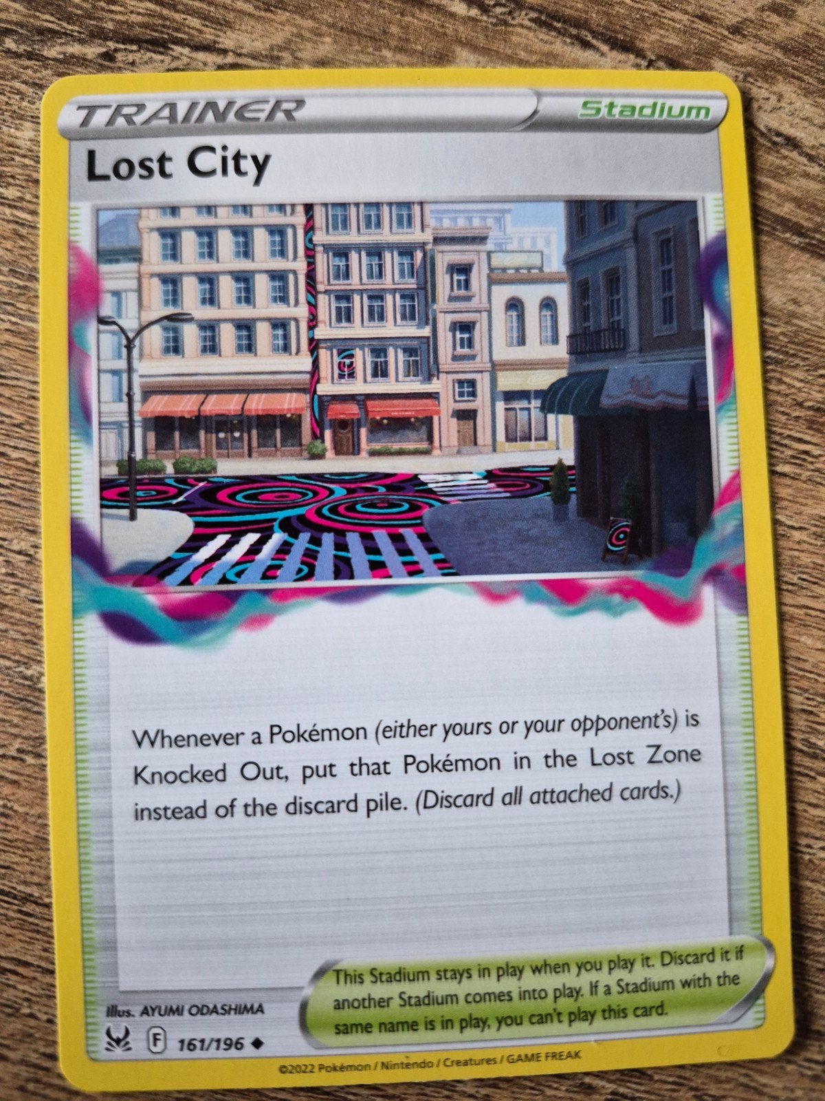 Pokémon TCG: Lost City Trainer Kaart (161/196), Ophalen of Verzenden, Zo goed als nieuw, Losse kaart