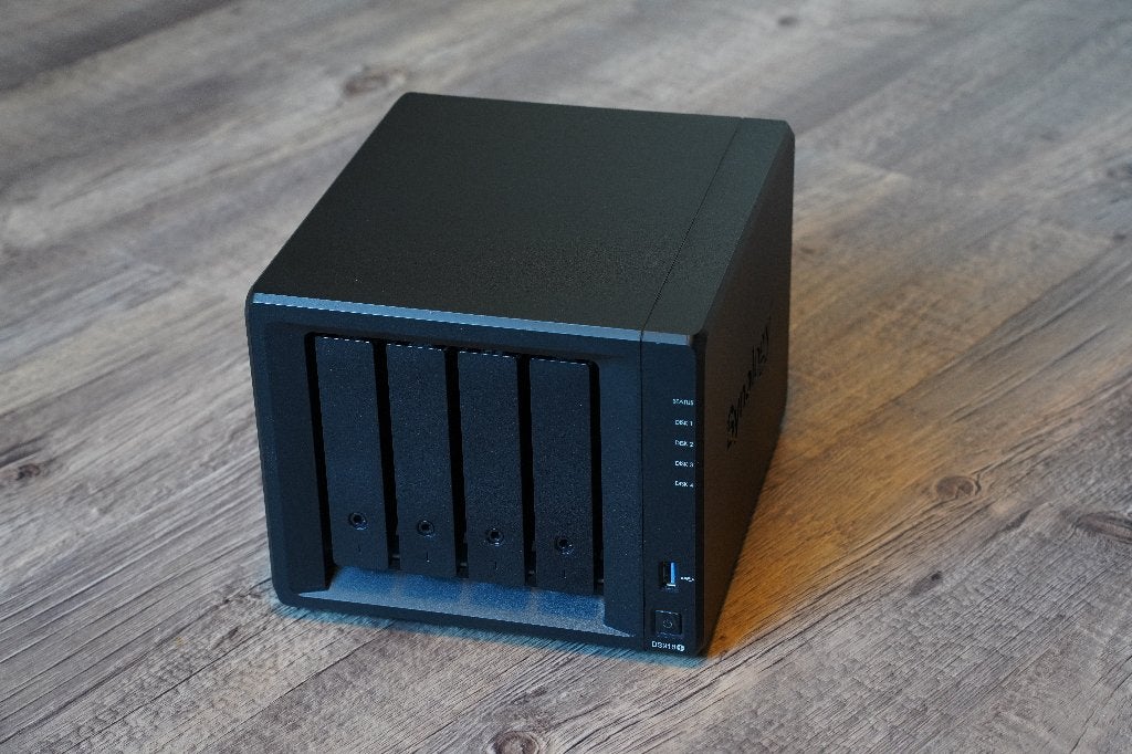 Synology DS918+ NAS 4-bay | 4K transcoding | 2x NVMe slot, Computers en Software, NAS, Zo goed als nieuw, Ophalen of Verzenden