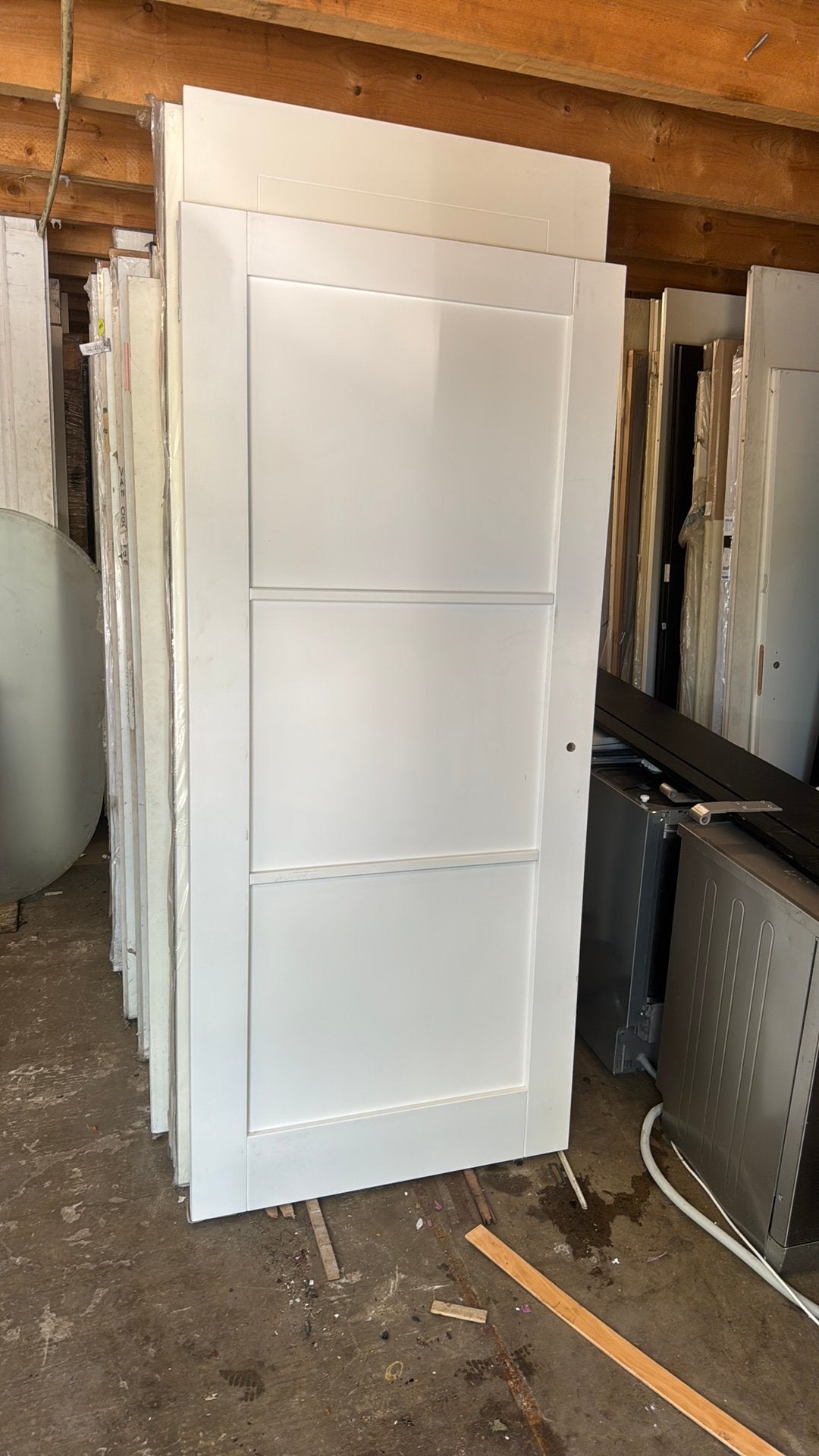 Opdek paneeldeur 93x211.5 cm linkshangend nr 408, Doe-het-zelf en Verbouw, Deuren en Horren, Ophalen, 80 tot 100 cm, Binnendeur