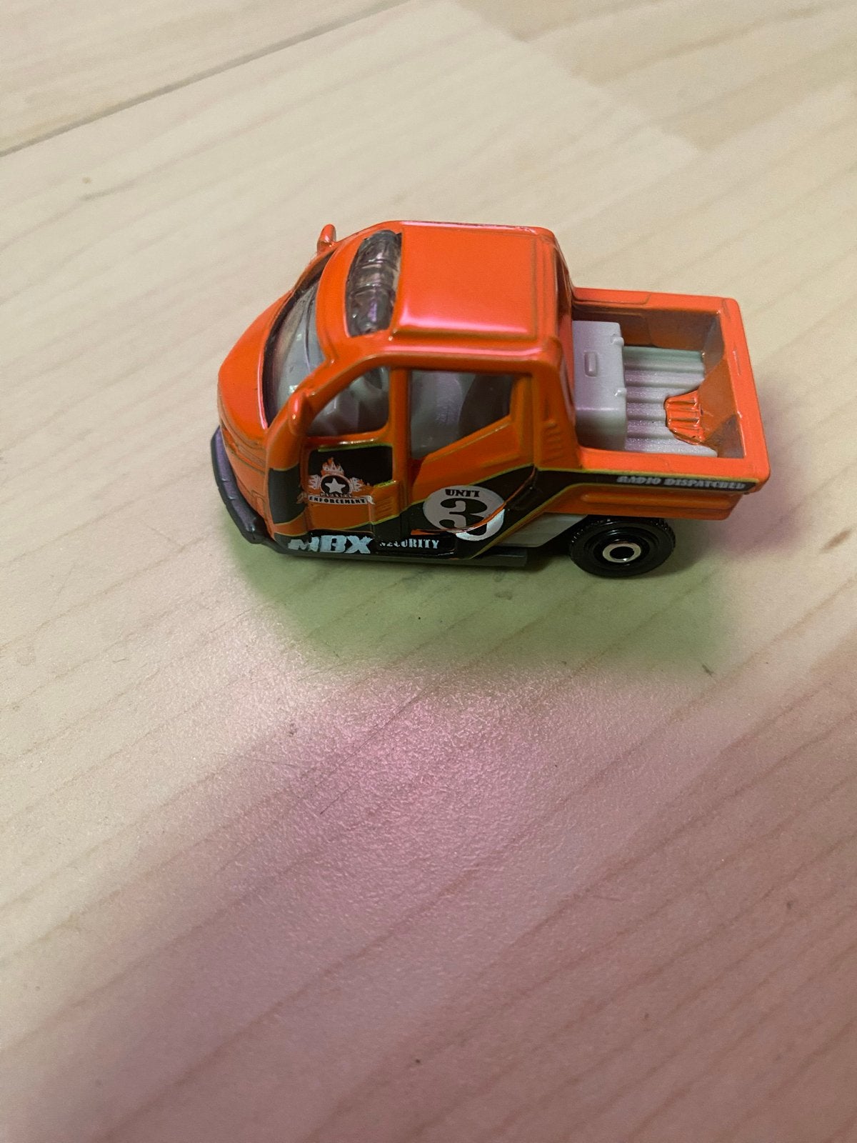 Matchbox MBX Security Oranje Pick-up Truck 2014, Ophalen of Verzenden, Gebruikt