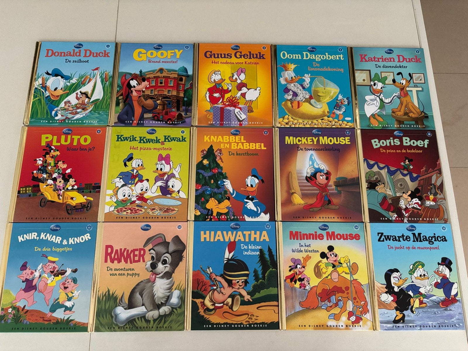 Disney Gouden Boekjes Collectie - 15 Stuks als nieuw!, Ophalen of Verzenden, Zo goed als nieuw, Sprookjes