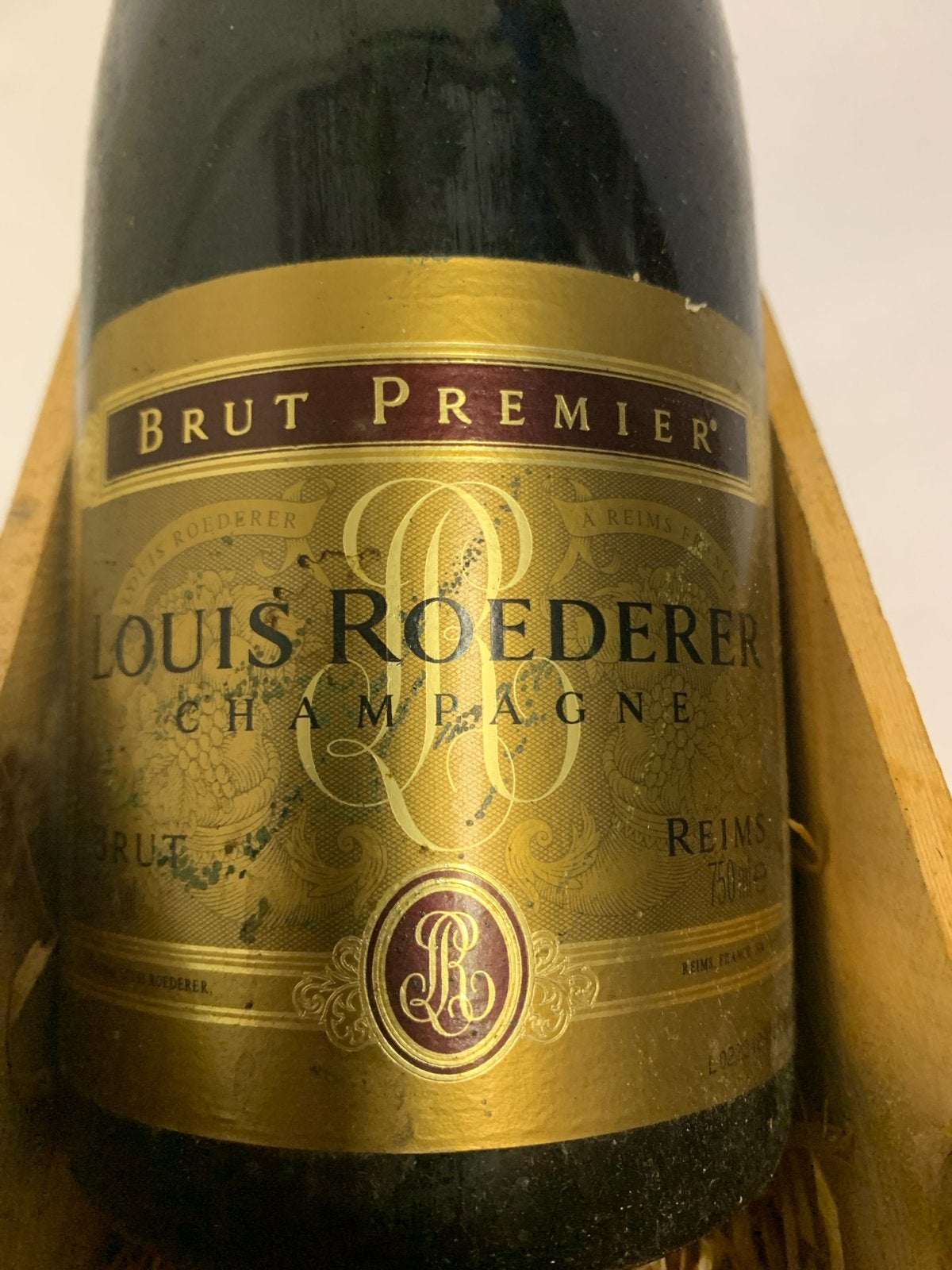 Louis Roederer Brut Premier Champagne - Exclusieve Fles, Verzamelen, Ophalen of Verzenden, Zo goed als nieuw, Frankrijk, Champagne