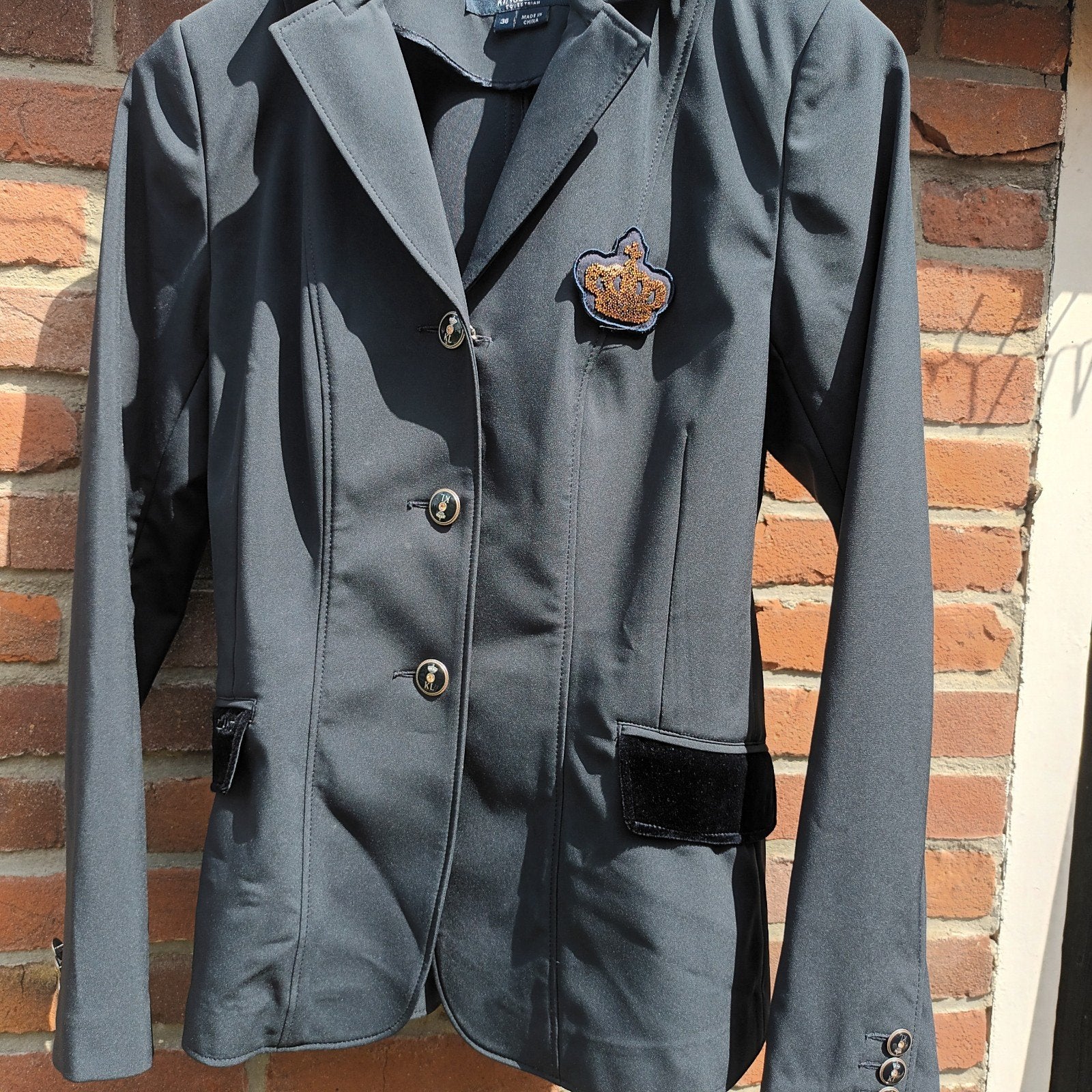 Kingsland Equestrian wedstrijdjasje maat 36, Blauw, Nieuw, Ophalen of Verzenden, Maat 36 (S)
