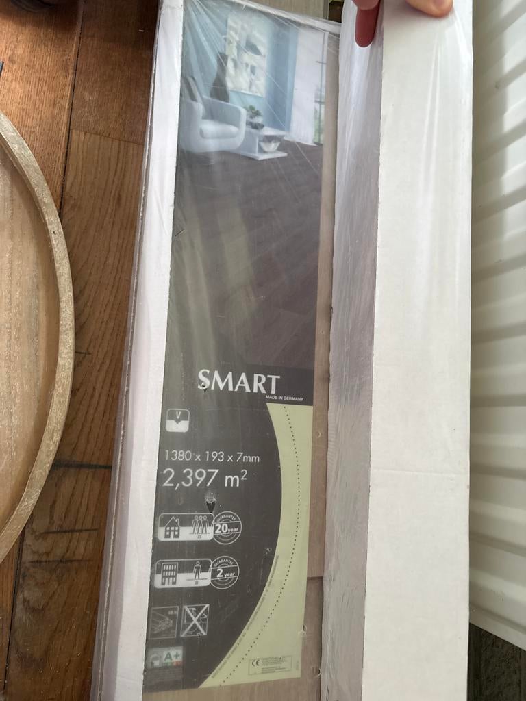 Laminaat vloer (2,5 pak) met ondervloer (1,5 pak), Ophalen, Nieuw, 5 tot 10 m², 10 tot 30 cm