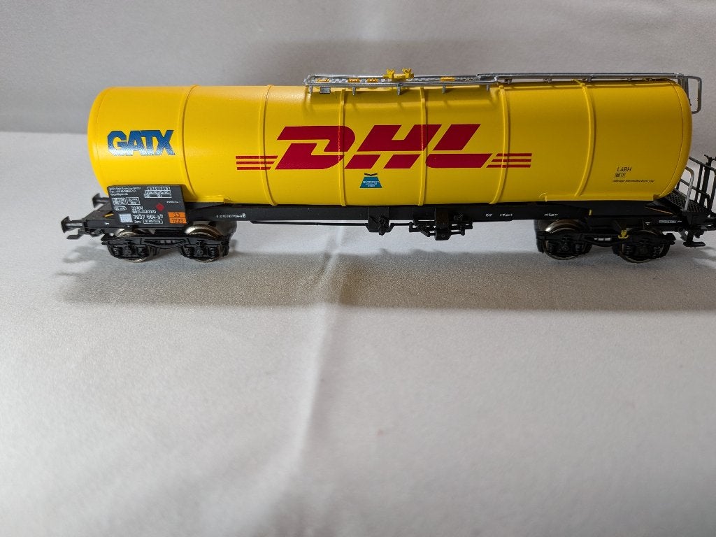 Piko 54914 H0 Ketelwagen "DHL" van GATX, Wisselstroom, Gebruikt, Wagon, Ophalen of Verzenden