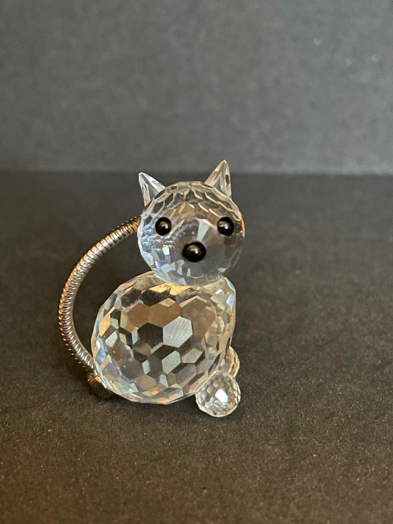 Swarovski poes, Verzamelen, Swarovski, Ophalen of Verzenden, Zo goed als nieuw, Figuurtje