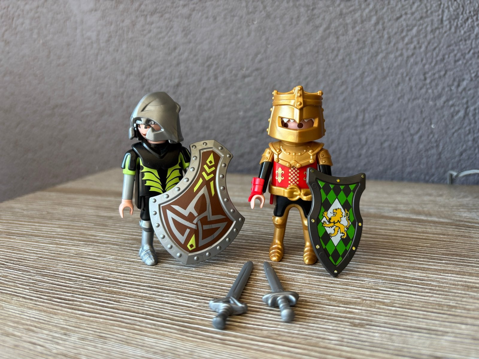 Playmobil Ridders - Set van 2 Figuren met Accessoires, Kinderen en Baby's, Gebruikt, Complete set, Ophalen of Verzenden, Knights