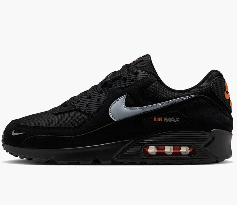 Nike Air Max 90 ‘Black Metallic Orange’ - maat 41, Product.Safety.ENEA@nike.com, Zwart, Nike, Nieuw