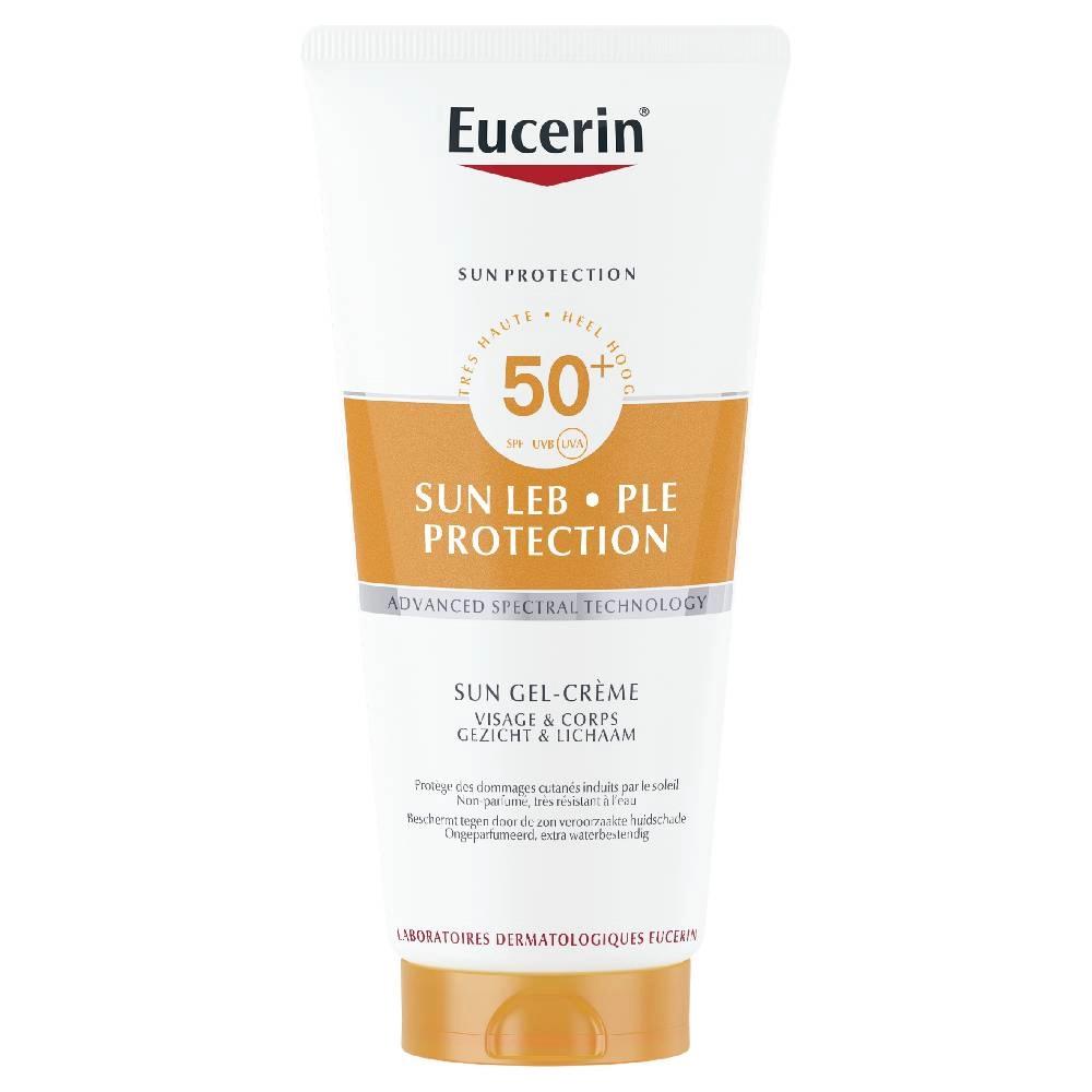 Eucerin Sun PLE Protect Sun Gel-Crème Gezicht /Lichaam SPF50, Verzenden, Nieuw, Zonnebrand of After Sun