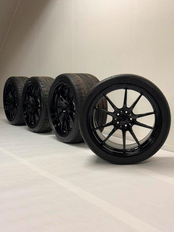 Originele Mercedes AMG GT velgen 20? 5x112 Michelin zomerset, Auto-onderdelen, Banden en Velgen, Gebruikt, 335 mm, Banden en Velgen