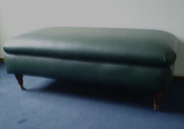Hocker klassiek met croco leer klassiek Serieus bieden, Ophalen
