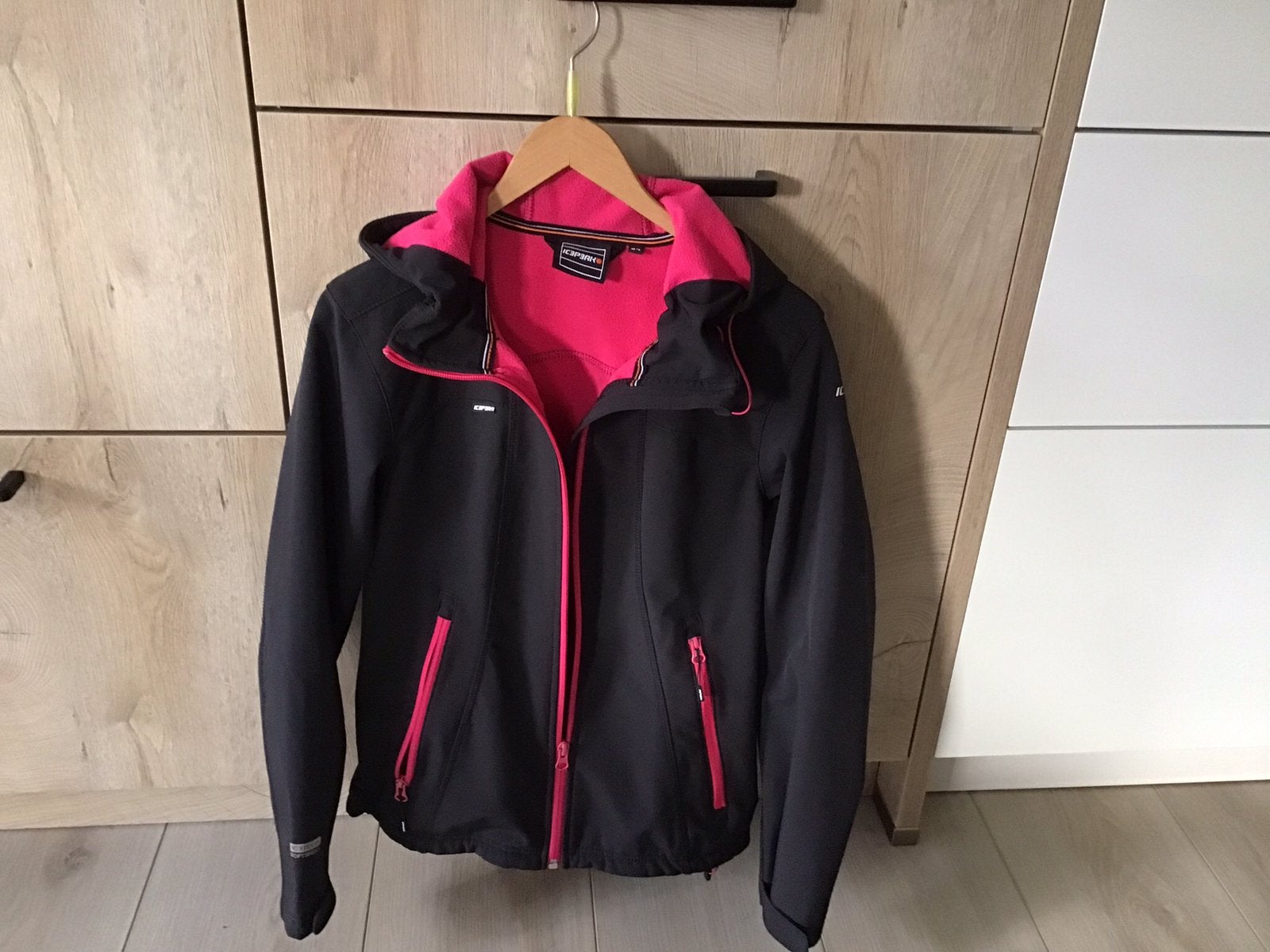 Sport Jack maat 34 van ICAPEAK,softshell igst, Ophalen of Verzenden, Zo goed als nieuw, Maat 34 (XS) of kleiner, Zwart