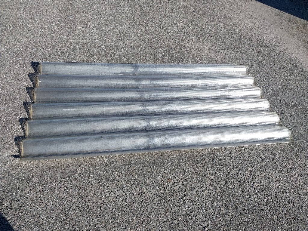 Transparante polycarbonaat golfplaat, Doe-het-zelf en Verbouw, Ophalen, Kunststof, Gebruikt, Overige kleuren