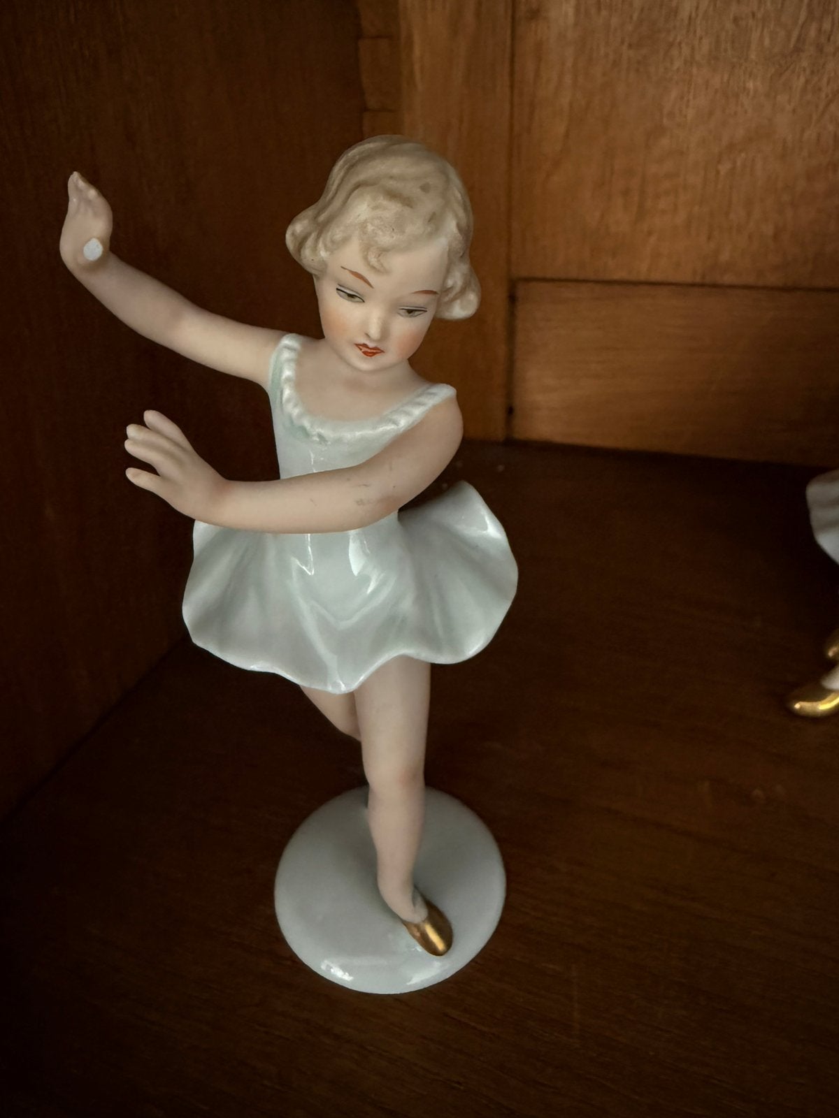 Prachtig Vintage Wallendorf Porselein Ballerina Duitsland, Ophalen of Verzenden, Zo goed als nieuw