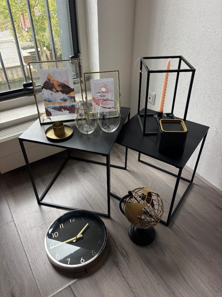 Accessoires zwart/goud, Ophalen, Overige materialen, Overige typen, Zo goed als nieuw