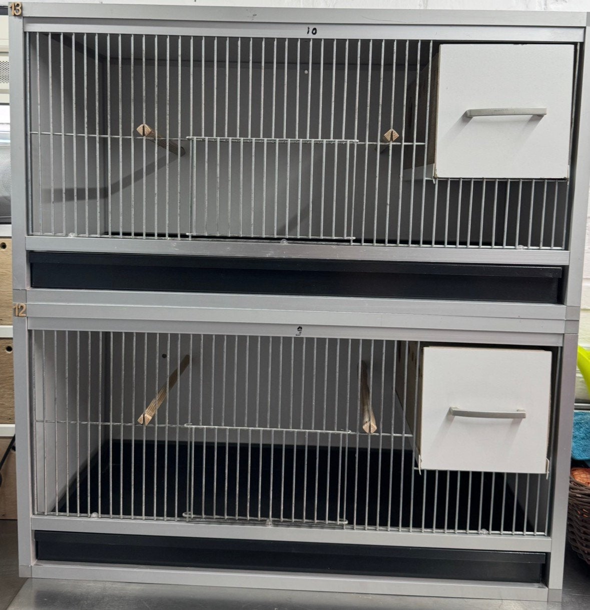Aluminium met trespa broedkooien/kweekkooien, Ophalen, Zo goed als nieuw, Aluminium, Broedkooi of Kweekkooi