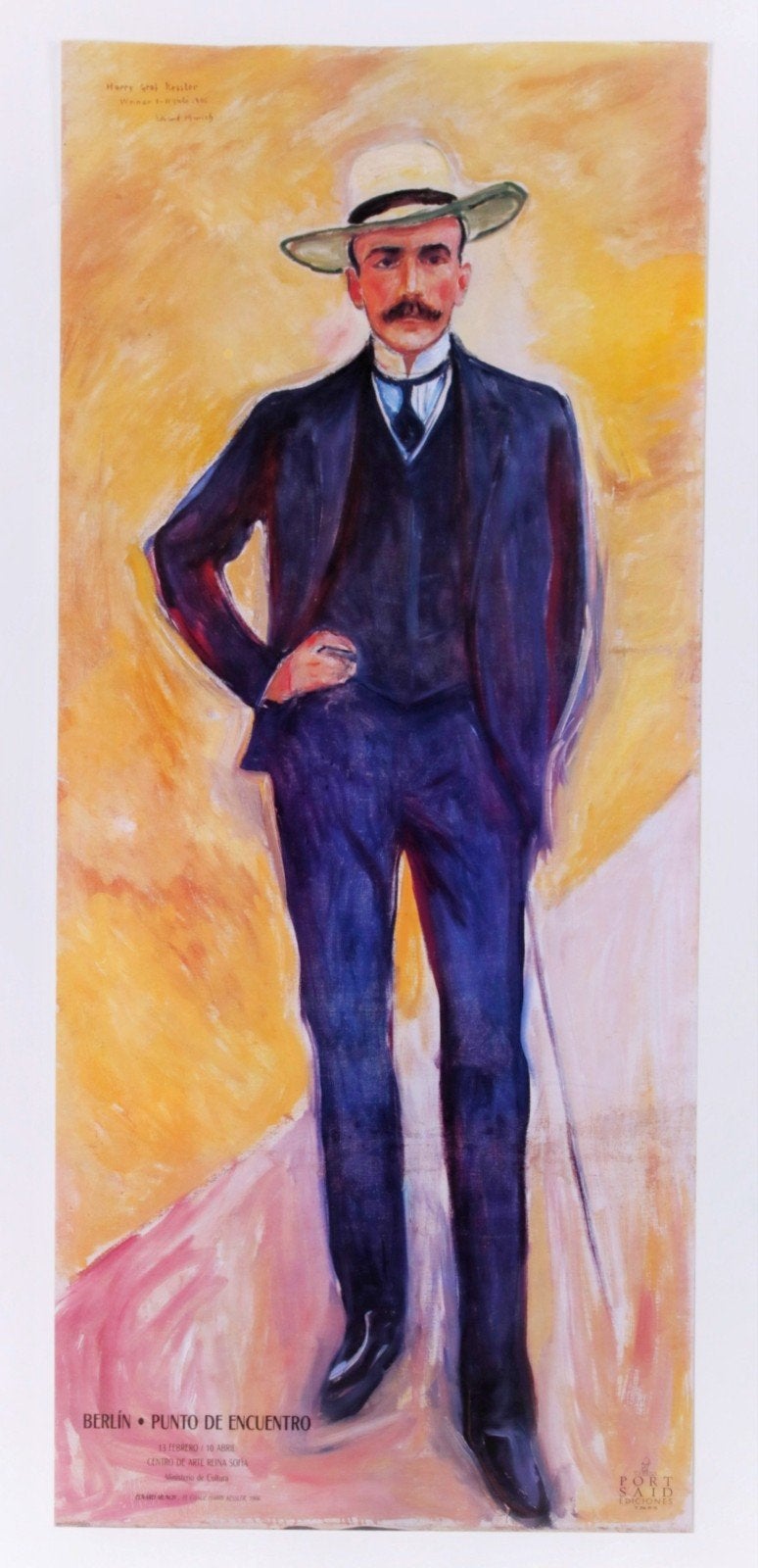 "Harry Graf Kessler" (1906) "Berlín • Punto de Encuentro" , Antiek en Kunst, Ophalen of Verzenden, Portret en Figuren, Offsetdruk