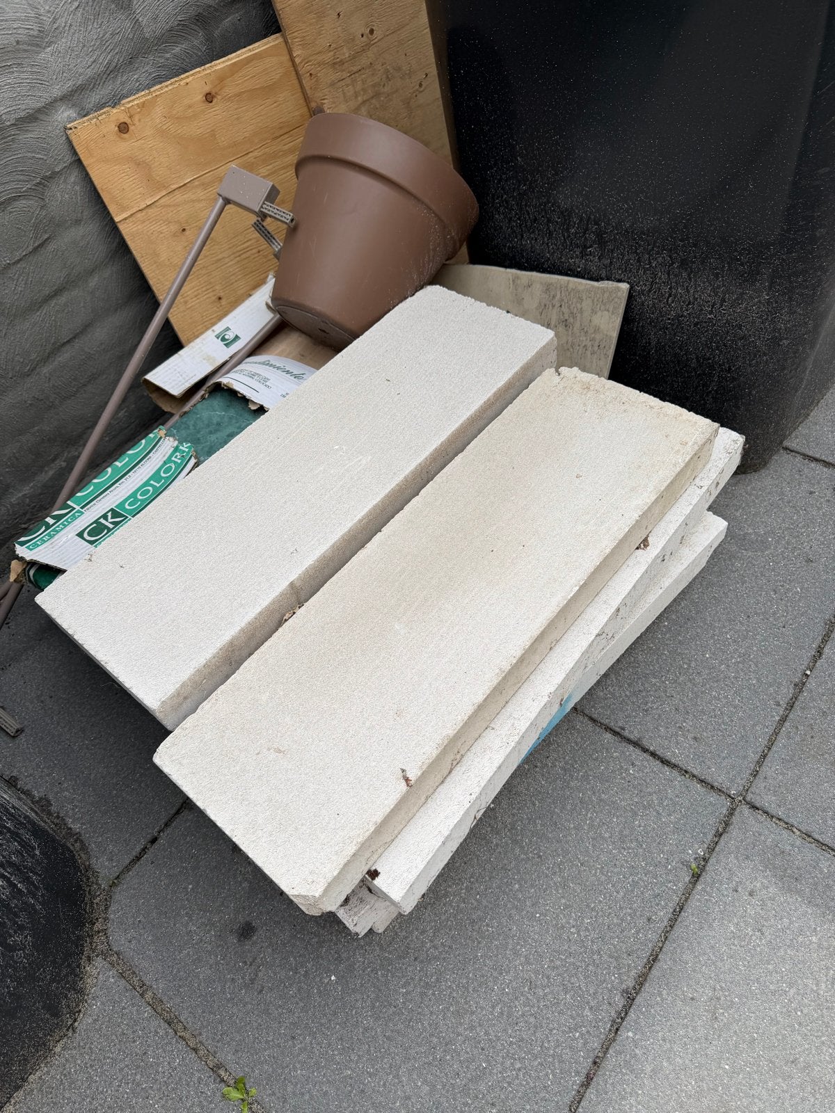 Gratis nieuwe betonblokken, Ophalen, Nieuw, Beton