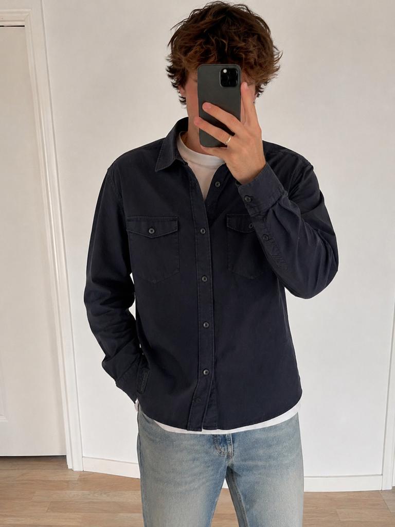 Prada designer overhemd - Goede staat, Ophalen of Verzenden, Gedragen, Zwart, Halswijdte 41/42 (L)