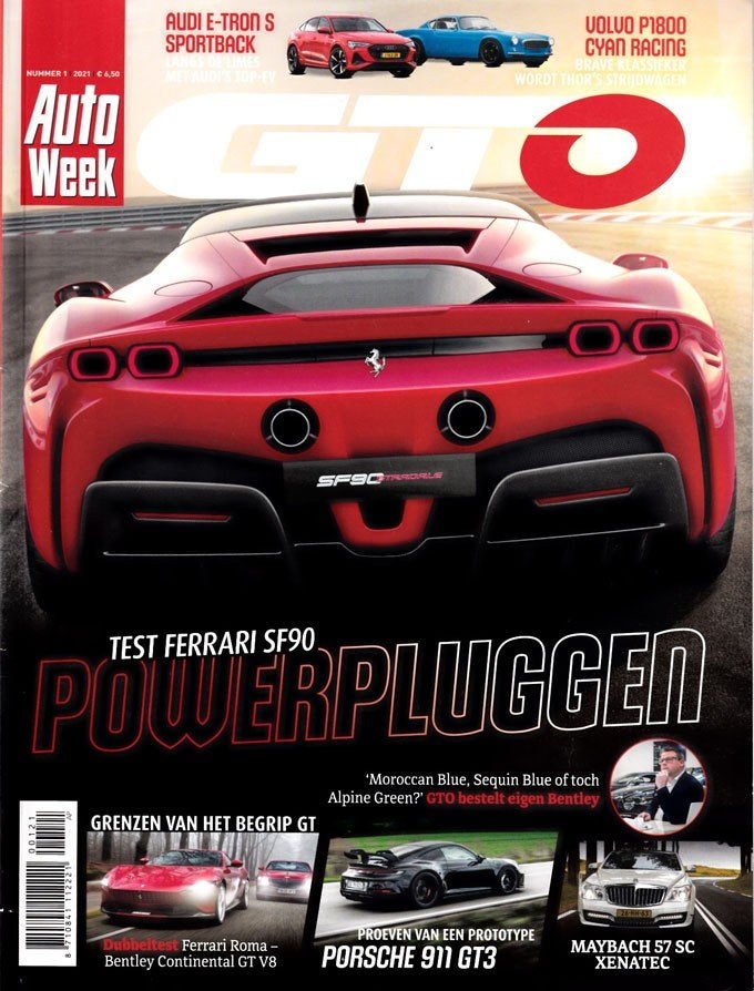 GTO 1 2021 : Porsche 911 GT3 - Bentley Continental GT - Audi, Boeken, Auto's | Folders en Tijdschriften, Ophalen of Verzenden